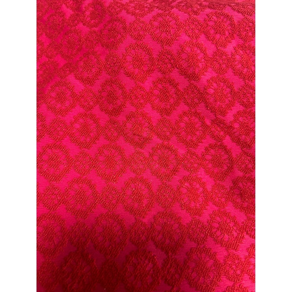Anthropologie ETTITWA Pink Geometric Strapless Wide Leg Jumpsuit Size 10 - AC - Picture 7 of 11